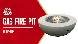 Creating an Elegant Outdoor Retreat with a Round Steel Gas Fire Pit Now l KEYO