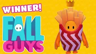 WINNING in FALL GUYS with the FRENCH FRIES SKIN!