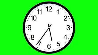 Clock green skin video