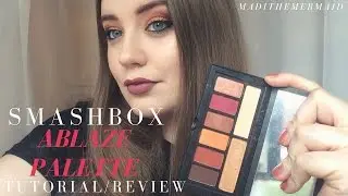 SMASHBOX ABLAZE PALETTE: Tutorial, Review and Swatches