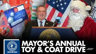 Santa Surprises Yonkers Kids at City Hall | Mayor&rsquo;s Annual Toy & Coat Drive