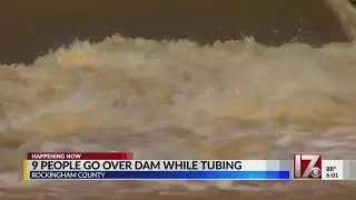 Teen girl among 3 Rockingham County tubers dead after crossing low-head dam, 2 still missing