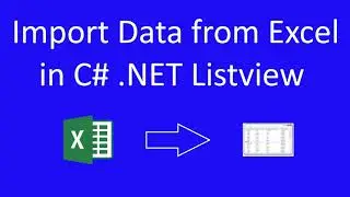 Import Excel Data in ListView with C# .NET