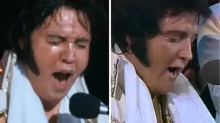 Austin Butler's Elvis VS The Real Elvis Presley (Unchained Melody)