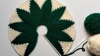 Make a very beautiful and easy doormat with 24 loops in 2 colors | doormat design | table mat bea...