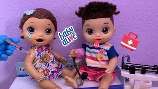 Baby alive Doctor Checkup Routine 🚑