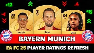 EA FC 25 | BAYERN MUNICH WINTER RATINGS UPGRADES & DOWNGRADES! 😱🔥ft. Kane  , Olise , Musiala ..