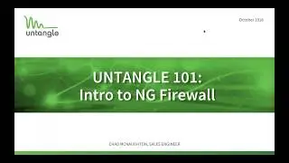 Untangle 101: Intro to NG Firewall