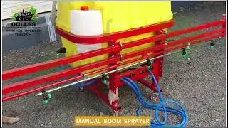 MANUAL BOOM SPRAYER.MODEL NO- DEPL-BM600-12 #agriculture #dollss #boomsprayer