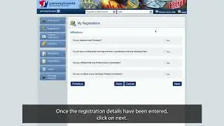 Creating a New Registration - Lobbying Disclosure Help Guides