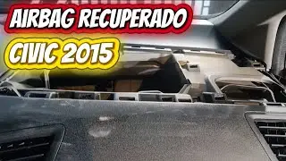 Tampa do painel airbag Honda Civic 2015 
