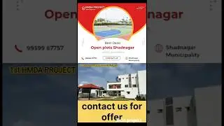 HMDA RERA Approved Open Plots in Shadnagar town | near Shamshabad ORR  | Banglore Highway | #plot