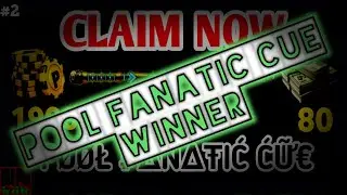 Pool Fanatic Cue Winner Announcement by HN inside