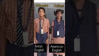 let's learn ! British English vs American English #kids #schoolchildren #kilakarai #learningkids