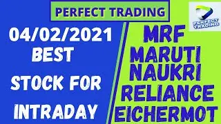 BEST INTRADAY CALL FOR TOMORROW 04/02/2021 | DAILY FREE CALL | PERFECT TRADING