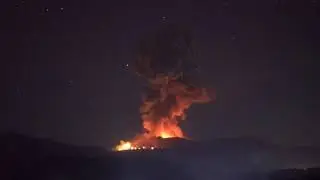Взрыв вулкана Симмоэ (Извержение вулкана Симмоэ Shinmoedake)