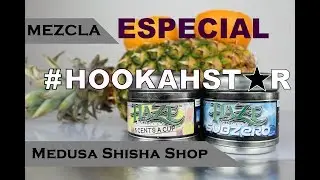 Mezcla ESPECIAL de #HookahStar // Cachimba con 6 carbones