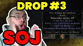 D2R - SOJ - Stone of Jordan - DROP 3