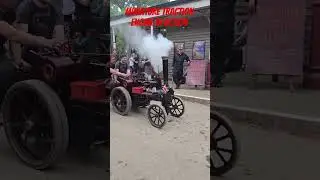 Miniature Traction Engine in Action 01/06/2025 #tractionengine #steam #miniature