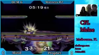 BCM 6 - Prophet (Sheik) vs. Mind (Falco, Ness) - Winners R2