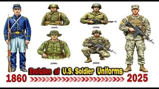 📸▶Unbelievable Changes in U.S. Soldiers&rsquo; Uniforms from 1860&ndash;2025 (AI Animation)