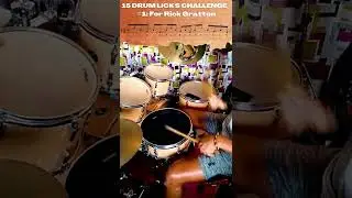 New challenge on Instagram @arogcaceres #drums #chops #licks #drums #music