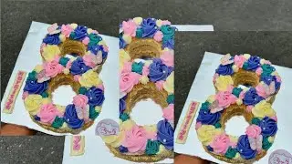 Number cake 8 |kue ulang tahun bentuk angka 8 