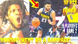 LAKERS VS NUGGETS REACTION PLAYOFFS WCF WESTERN CONFERENCE FINALS GAME 2 HIGHLIGHTS REACTION