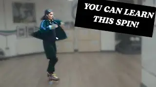 Learn to SPIN on roller skates (beginners over 40)