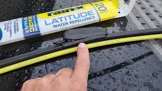 Как наносить водоотталкивающие щетки стеклоочистителя Rain‑X&reg; Latitude&reg; 2-в-1