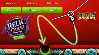 Relic Quest Free 😍 Tournament in Singapore Dragon Pro 8 ball pool
