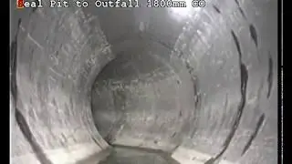 1800mm pipe CCTV inspection by Mini-Cam Protues CRP150