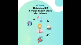 4 steps of obtaining B/1 visa in Israel #shorts