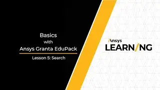 Функция поиска в Ansys Granta EduPack