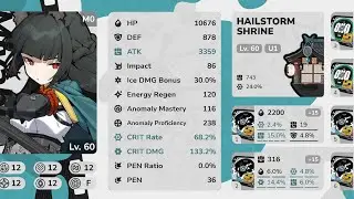 ZZZero - Mibibi test disc4 atk% (⛱️🦊🌂) 118k bringer threshold 