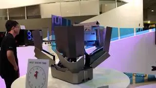 In Win H-Tower motorised transformer PC case in action