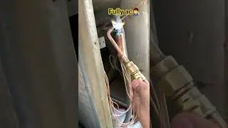 brazing 👨&zwj;🔧copper pipe #airconditioner #ac #views #viral