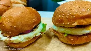 Egg Burger recipe| Mac egg perfect and easy breakfast for all | Party appetizer| holiday food |