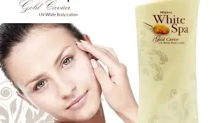MISTINE WHITE SPA GOLD CAVIAR UV WHITENING LOTION (200ml)