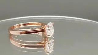MJW Jewelry Display: 7x5mm Oval Cut Charles & Colvard Forever One Moissanite