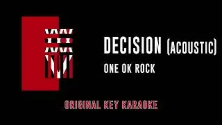 Decision (Acoustic) - ONE OK ROCK | カラオケ | 35xxxv | Karaoke | (Studio Jam Session)