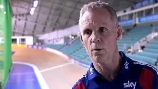 Track side with Shane Sutton
