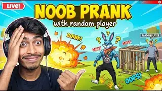 NOOB Prank on Random Players 😂 - Gali Padi? 😱 | Free Fire Live | Ff Live Custom
