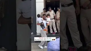 Hardik met his son first time after divorce 🫢 #shorts #shortvideo
