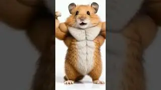 hamster bodybuilder😯💥 #shorts #bodybuilder #viral #hamster #mrbeast