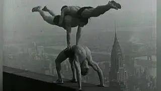 Incredible Balancing Stunt on Top of the Empire State Building
