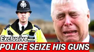 Andrew EXPLODES at Police: Screaming Fit as Officers Seize His Private Gun Collection