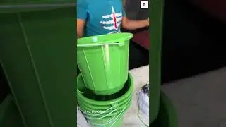 How are plastic bucket made inside the factory ||