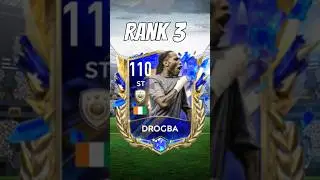 Drogba Top 5 Cards Fifa Mobile 23 💥| #fifa23 #fifamobile #viral #shorts #ytshort