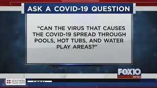 Ask a COVID-19 Qustion: Can the virus spread through water?